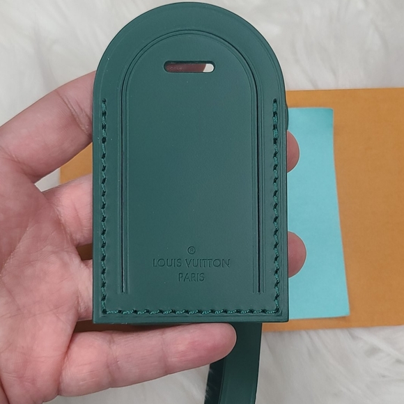 BNEW UNUSED LOUIS VUITTON LARGE HUNTER GREEN TAG - Picture 5 of 14